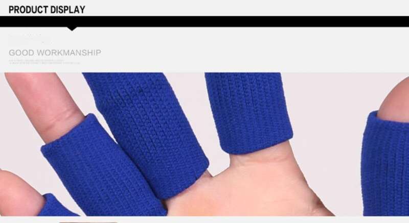 [A Huge Number Of Repeat Purchases] Basketball Volleyball, Badminton Joint Nylon Anti Slip Protection, Elastic Finger Sports Protective_voghion.com