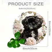8" Shih Tzu Sonnenfänger - 2D-Fensterdekor aus Acryl. Perfekt für Veranda/Schlafzimmer/Wohnzimmer. Einzigartiges Geschenk zum Thema Haustier._voghion.com