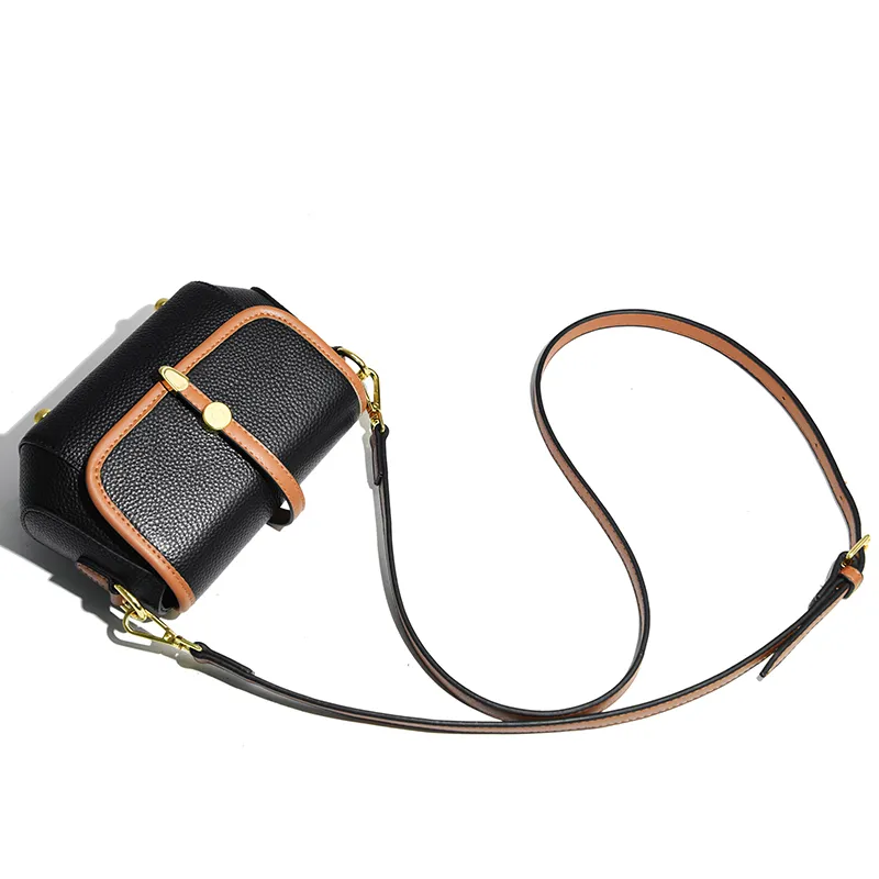Borse da sera Borsa a tracolla in vera pelle di alta qualità per le donne 2024 Borsa da donna in mucca di colore solido_voghion.com