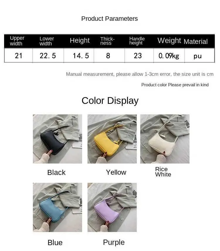Retro Soft Pu Leather Shoulder Bag Casual Solid Colour Handbag_voghion.com