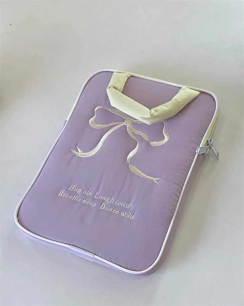 Custodia protettiva per laptop e tablet con stampa a fiocco alla moda in nylon da 13, 14, 15 pollici, 10, 11, 9,7 pollici, C24111_voghion.com