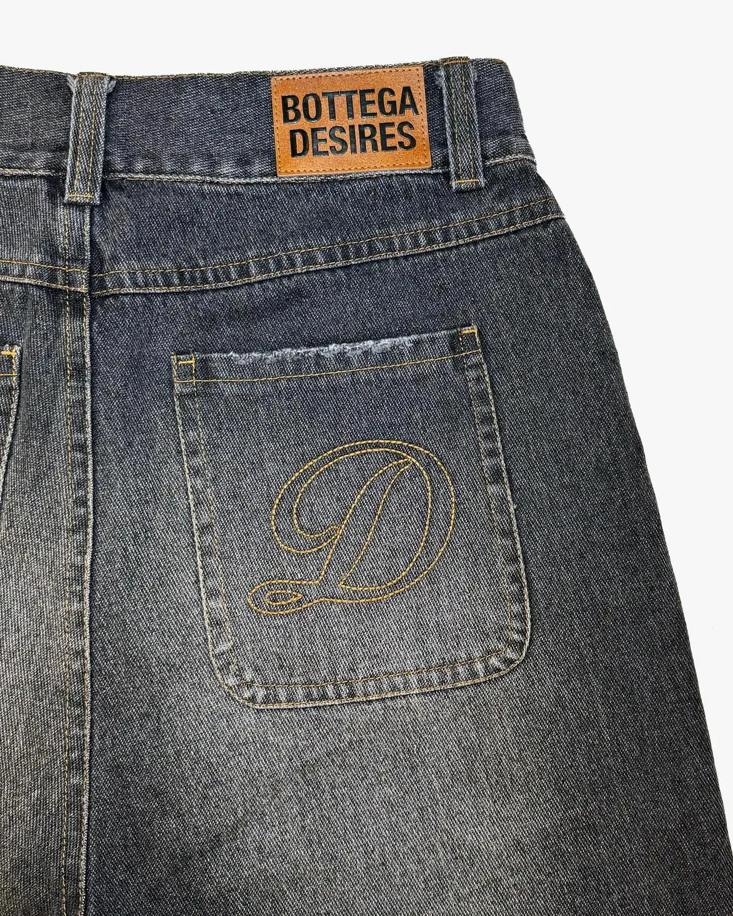 Heren Zwart Blauw Gewassen Denim Y2k Retro Letter Patchwork Zomer Mode Zand Shorts Casual Gesplitste Jorts Gym Sweatpants_voghion.com