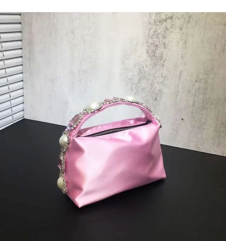 HBP Dia Chain Satin Shoulder Pearl Banquet Bag String Damska torebka_voghion.com