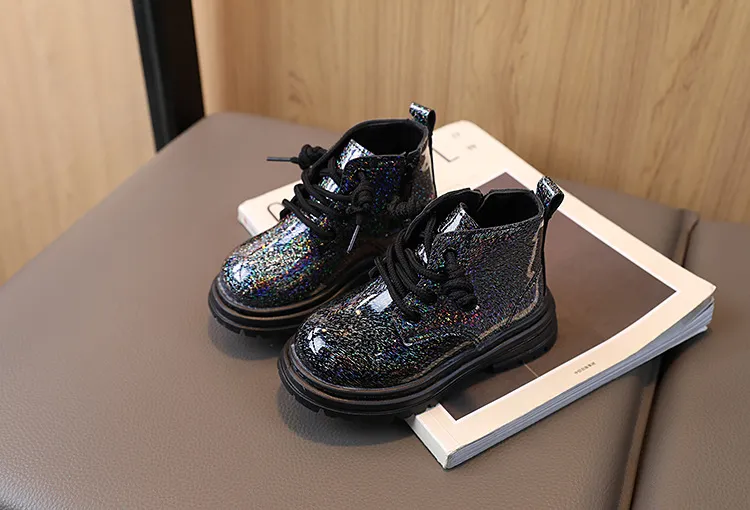Botas de neve infantis com plataforma para meninos e meninas_voghion.com