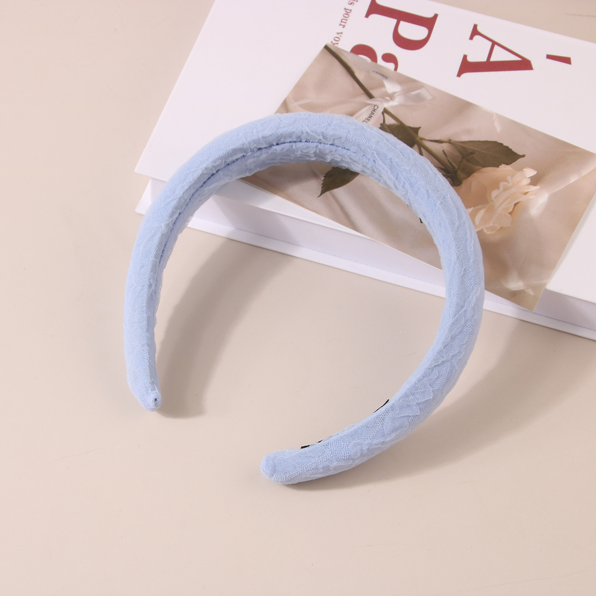 Guanyang versione coreana della fascia per capelli in spugna pieghettata in pizzo a tesa larga per le donne, fascia per aumentare il tutto, accessori per capelli per il lavaggio del viso all'ingrosso_voghion.com