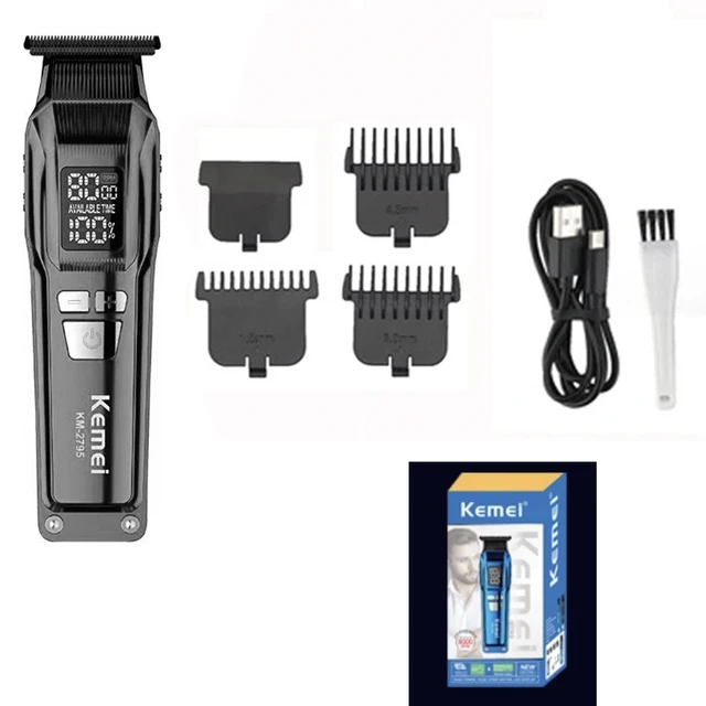 2795 Professional Cordless Trimmer Electric Rechargeable Clippers Barber Zero Gapped Finish Hair Citing Hine_voghion.com