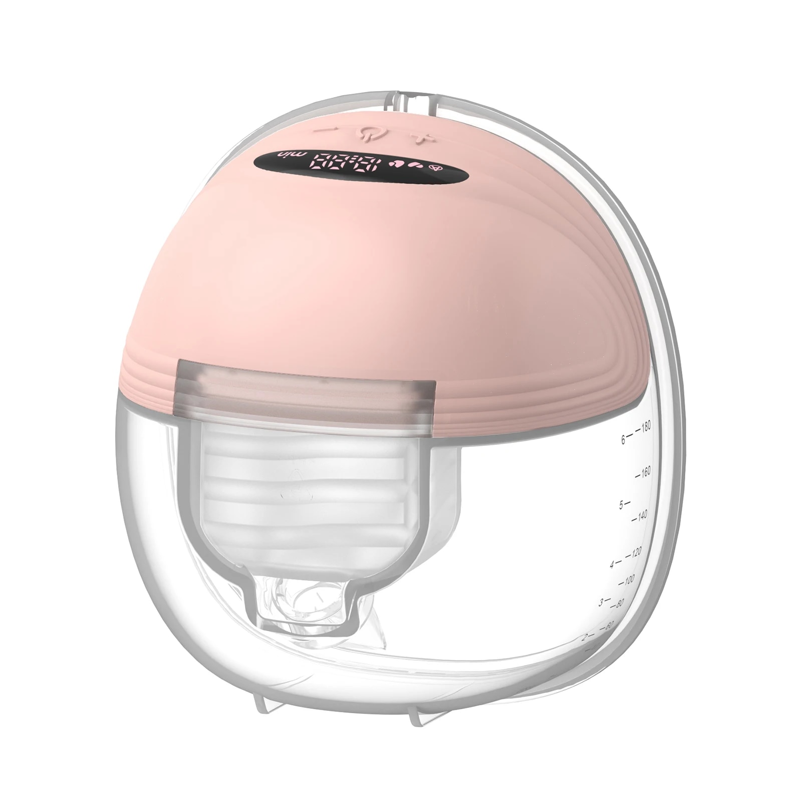 Pompă de sân purtabilă Super silentioasă Pompă de sân electrică, fără mâini, Colector de lapte confortabil pentru alăptare cu flanșă de 24 mm_voghion.com