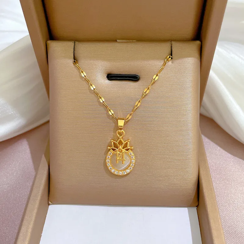 Collane con ciondolo in acciaio inossidabile 316L, minimalista, acchiappasogni, collana per donna, girocollo con nappa, gioielli alla moda per donna_voghion.com