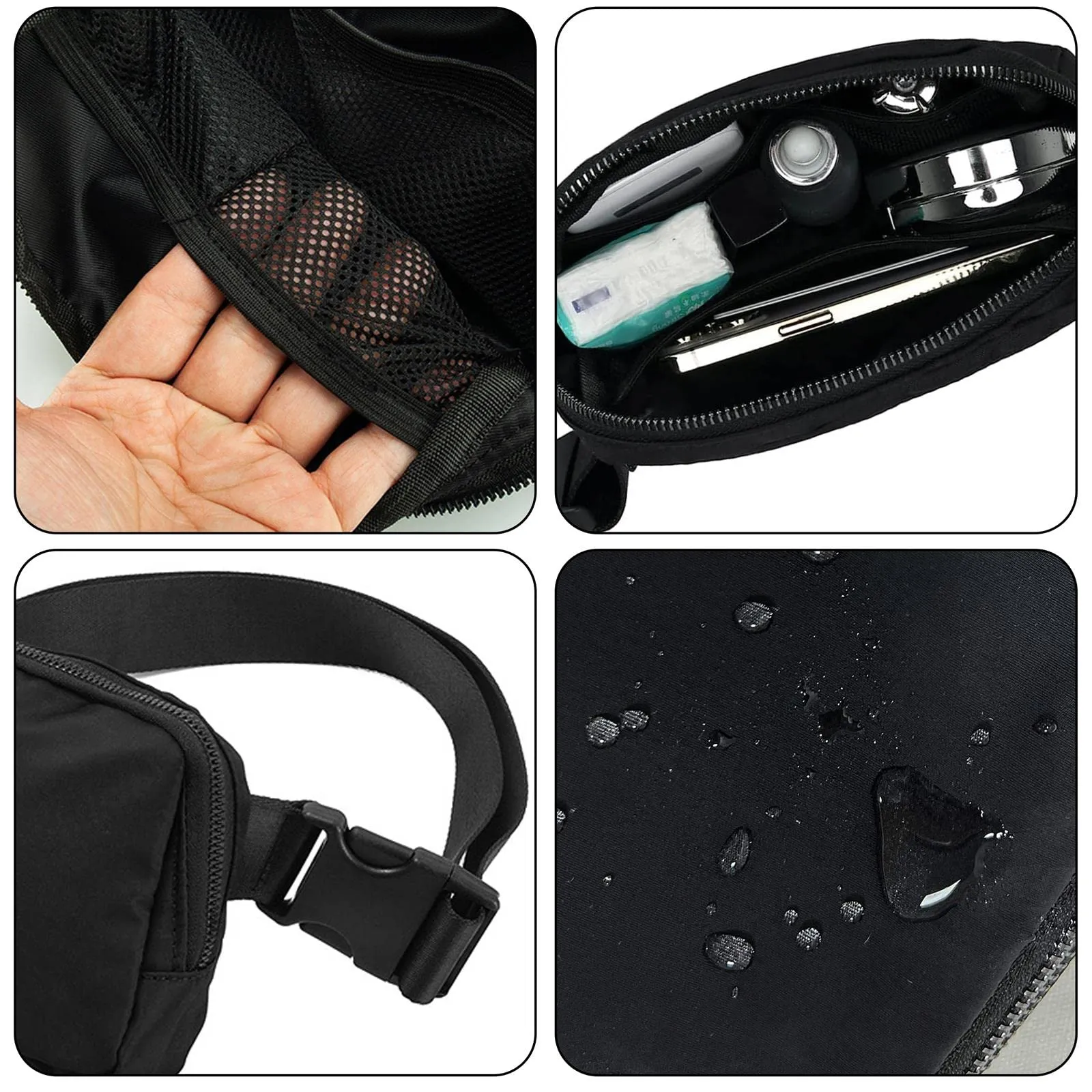 Sport Waist Bag Running Belt Bum Waterproof Cycling Women Fanny Pack Wallet Pouch Portable Phone Gym Jogging Cross-Body_voghion.com