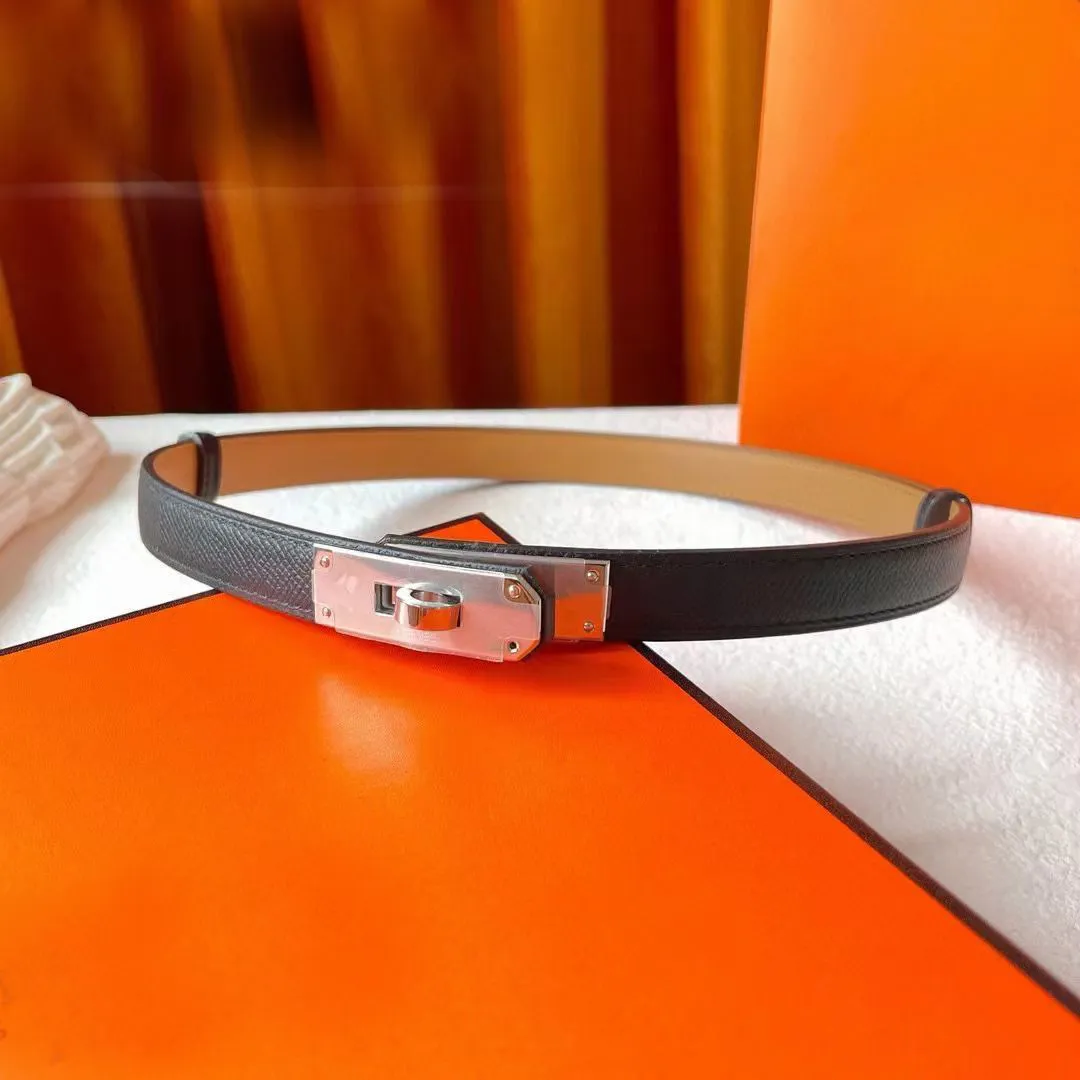 Jurk smalle jurken rustig dun metalen tailleband vrouwen oranje sierlijk klein zwart eenvoudig gesp voor riemen glad leer_voghion.com