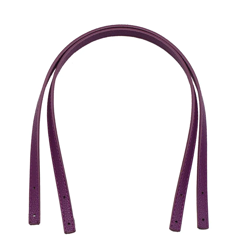 2 stücke Abnehmbare PU Leder Gürtel Litschi Muster Handtasche Band Schulter Gurt Geschenk Box Griff DIY Tasche Zubehör_voghion.com