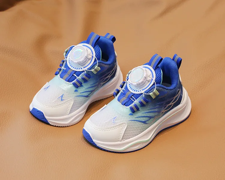 Kleinkind Sport Frühjahr Neue Junge Basketball Rotierenden Schnalle Kinder Cutefeet Mode Mädchen Licht Lauf Trainer Schuhe Größen 21_voghion.com