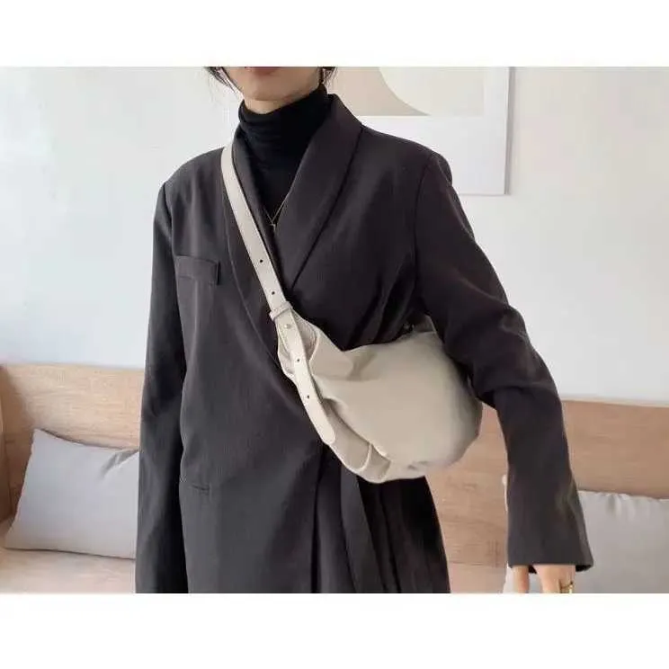 Borsa a tracolla alla moda con pieghe per donna in morbida pelle PU, borsa a tracolla firmata Dumpg Fashion Cloud, borsa Hobo BolsasC241211_voghion.com