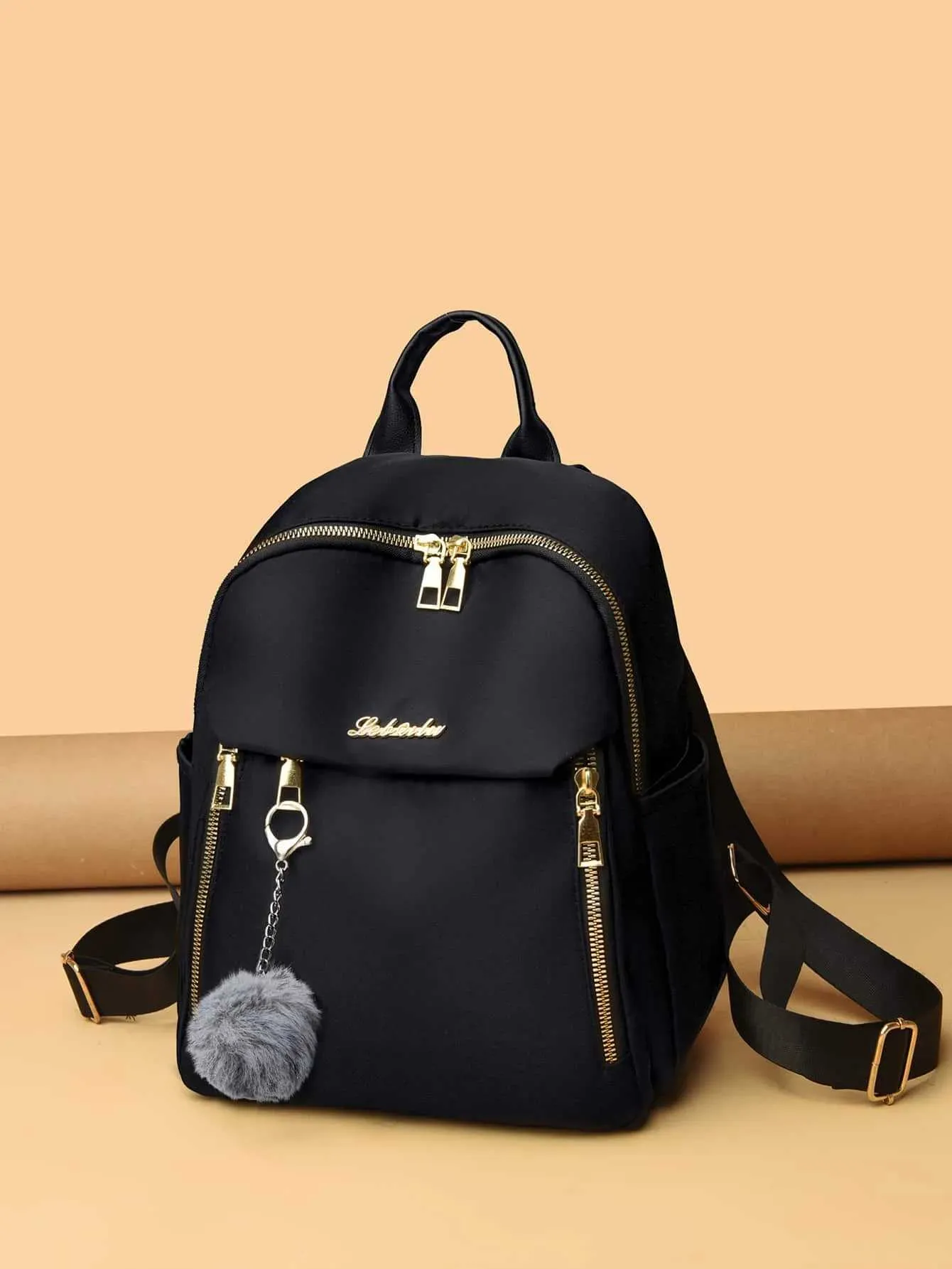 Mini Mochila Oxford Feminina de Tecido Impermeável Mochila de Viagem Casual Estudante Escola Ba241116_voghion.com