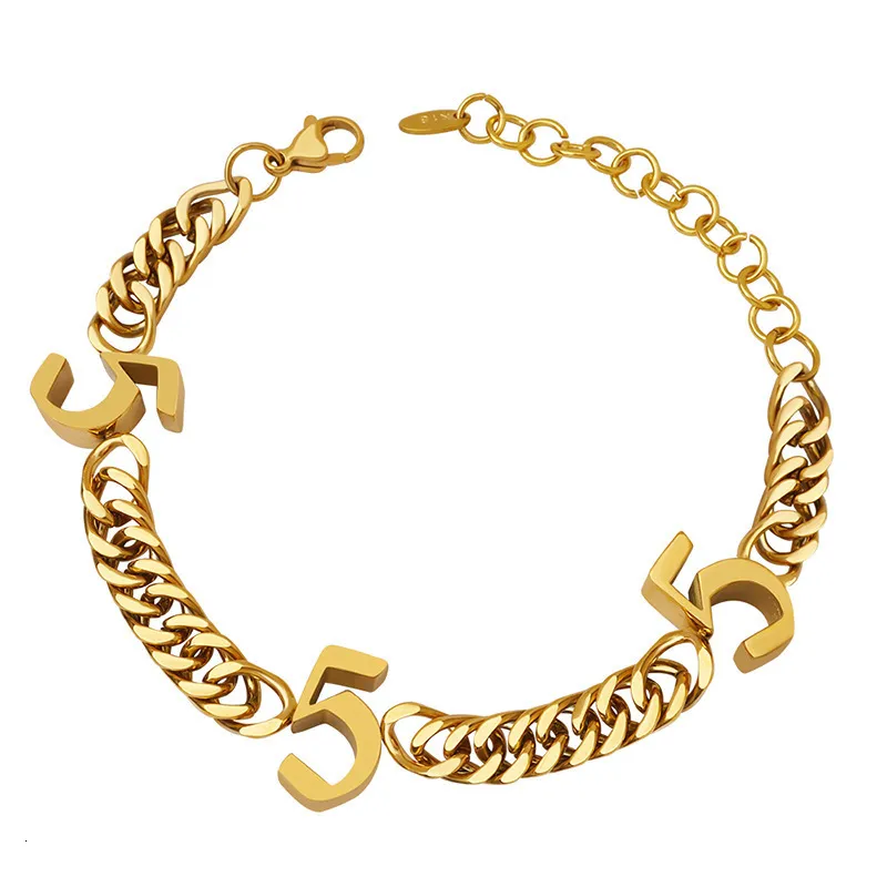 Pulseras con dijes de hip hop con número de ángel de la suerte, cadena cubana exagerada, chapada en oro, de acero 111 a 888, regalos para fiestas._voghion.com