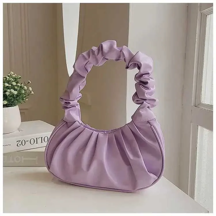 Nieuwe geplooide wolk met niche-ontwerp voor dames, modieuze Gerie-tas voor dames, veelzijdige handtas Y241123_voghion.com