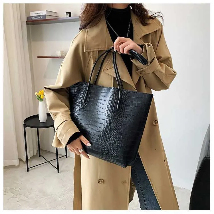 Große Umhängetasche aus PU-Leder für Frauen, Trend-Designer, Damenmode, Handtaschen, Geldbörsen sC241108_voghion.com