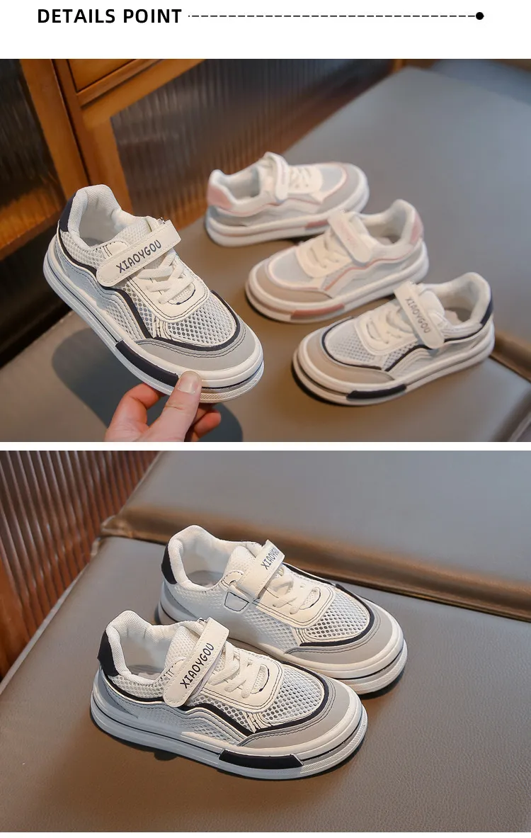 Kids Board Girl's Sneakers Fashion Hook Student Happysteps Boys Sport Running Autumn New Toddler Casual Shoes Sizes US_desvips.com