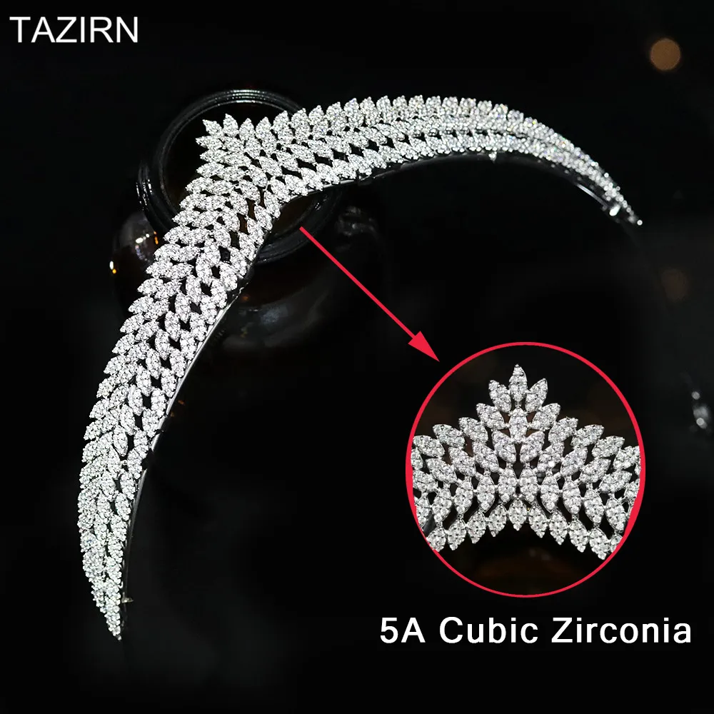 Corona da sposa diadema in zircone per matrimonio e cerimonia_voghion.com