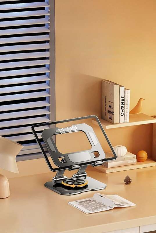 【 56000 Positive Reviews 】 Akihabara 360 Rotating Lazy Phone All Metal Carbon Steel IPad Pad Support Stand Eating_voghion.com