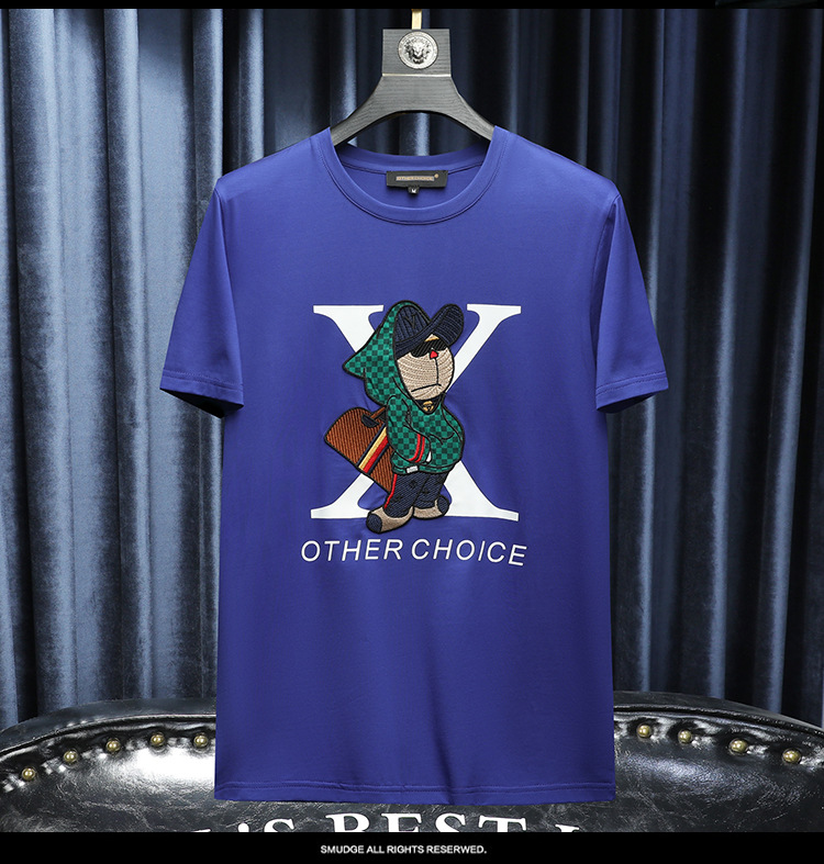 Men's slim-fit short sleeve T-shirt_voghion.com