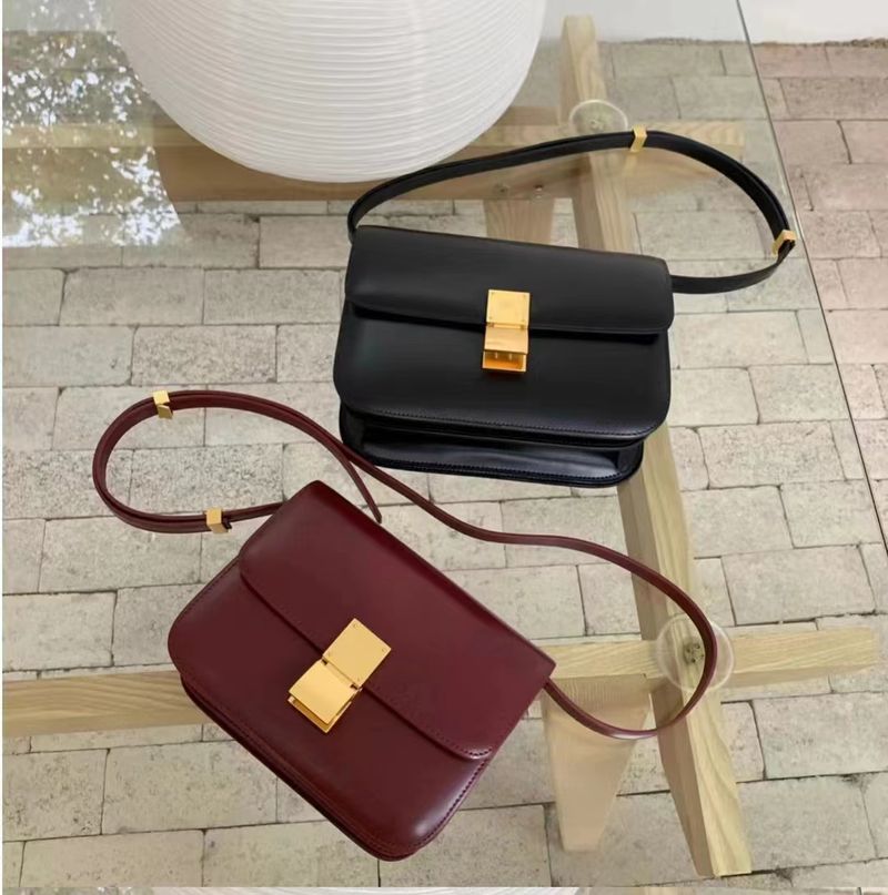 Sacs à main pour femmes en cuir véritable, marque tendance, petits sacs carrés, sacs à main luxueux de créateurs, modernes_voghion.com