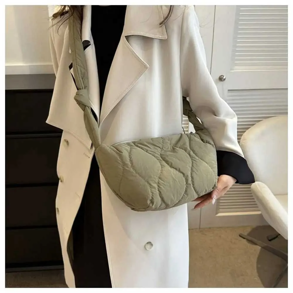 Gesteppte Umhängetasche Für Damen Große Puffy Schultertasche_voghion.com