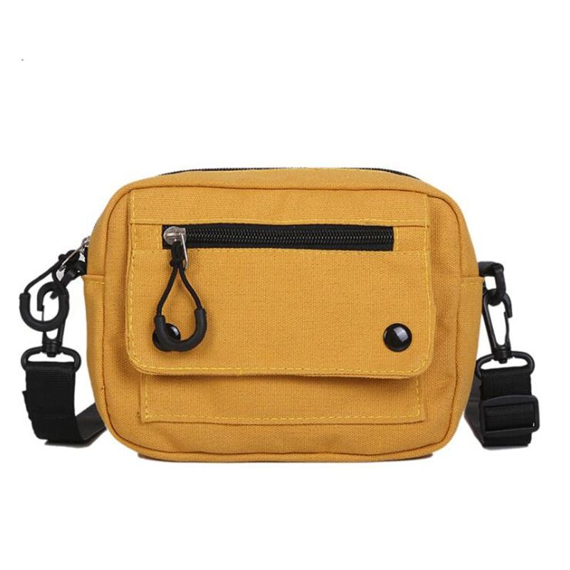 Frauen Canvas Handtaschen koreanische Mini Student Tasche Handy einfache kleine Umhängetasche Casual Damen_voghion.com