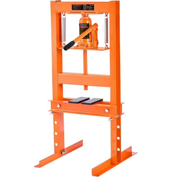 Hydraulische Werkstattpresse 6 Tonnen H-Rahmen Tischgerät mit Pressplatten_voghion.com