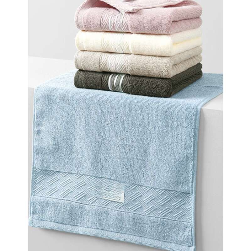 Cotton Absorbent Solid Color Antibacterial Towel_voghion.com