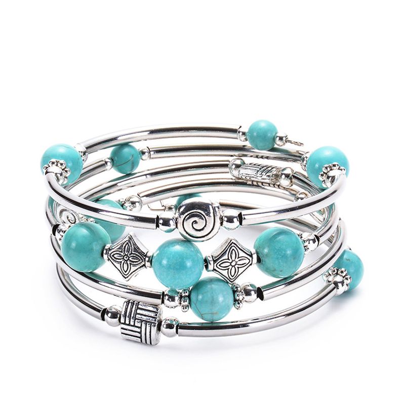 Natürliches Türkis-Wickelarmband_voghion.com