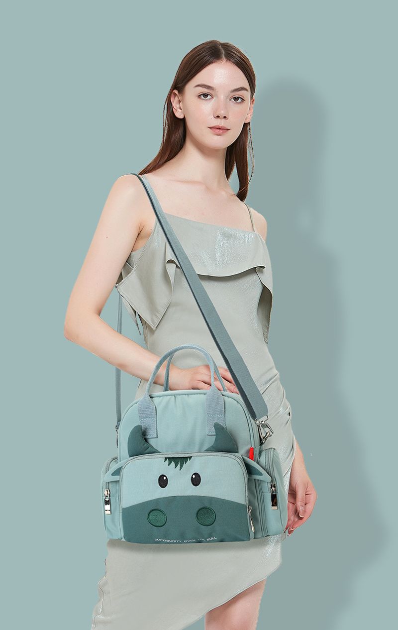 Mamatasche, multifuncionaler Ausflugsrucksack aus Nylon, modische Umstandstasche Mutter und Baby, eine Schulter,_voghion.com