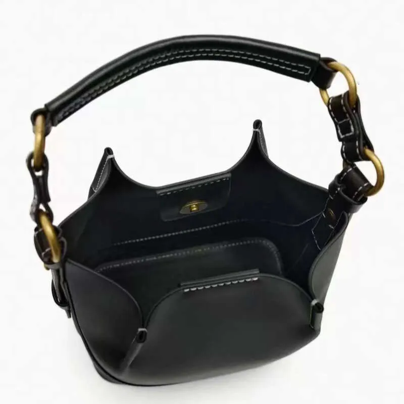 Nuova moda marrone borsa a tracolla tracolla larga coulisse secchiello borsa per le donne_voghion.com