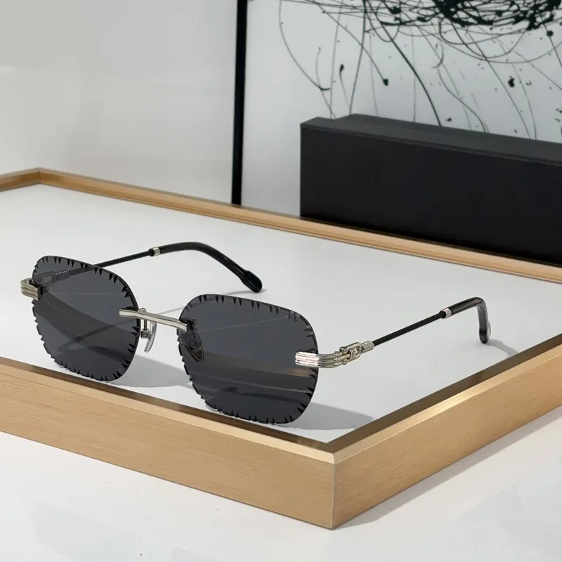Designer Sunglasses For Men Rectangle Gold Hardware Elegant_voghion.com