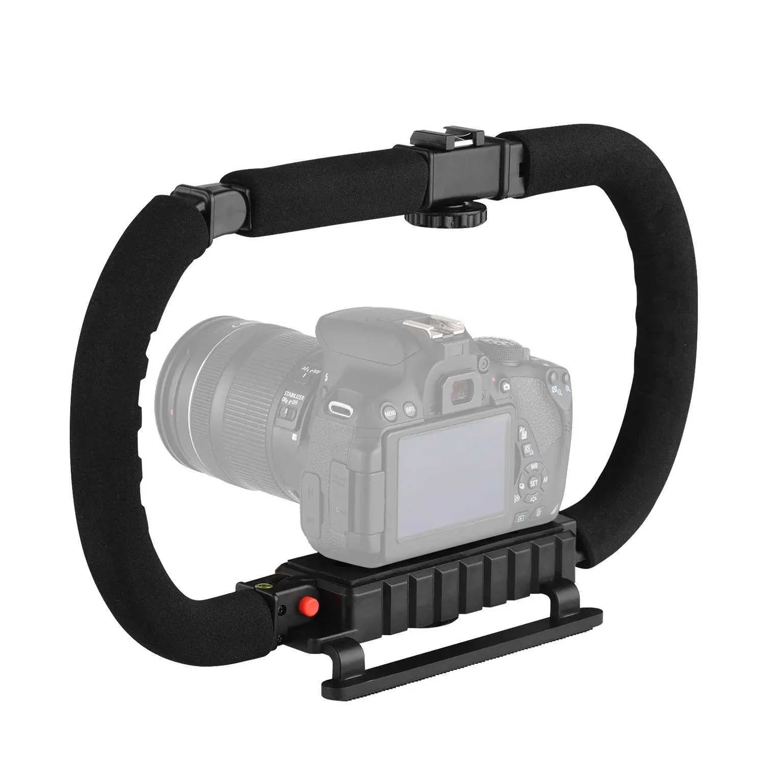 Action Stabilizer Grip Flash Bracket Holder Handle Professional Video Accessories For DSLR DV Camera Camcorder Smartphones CL24082_voghion.com