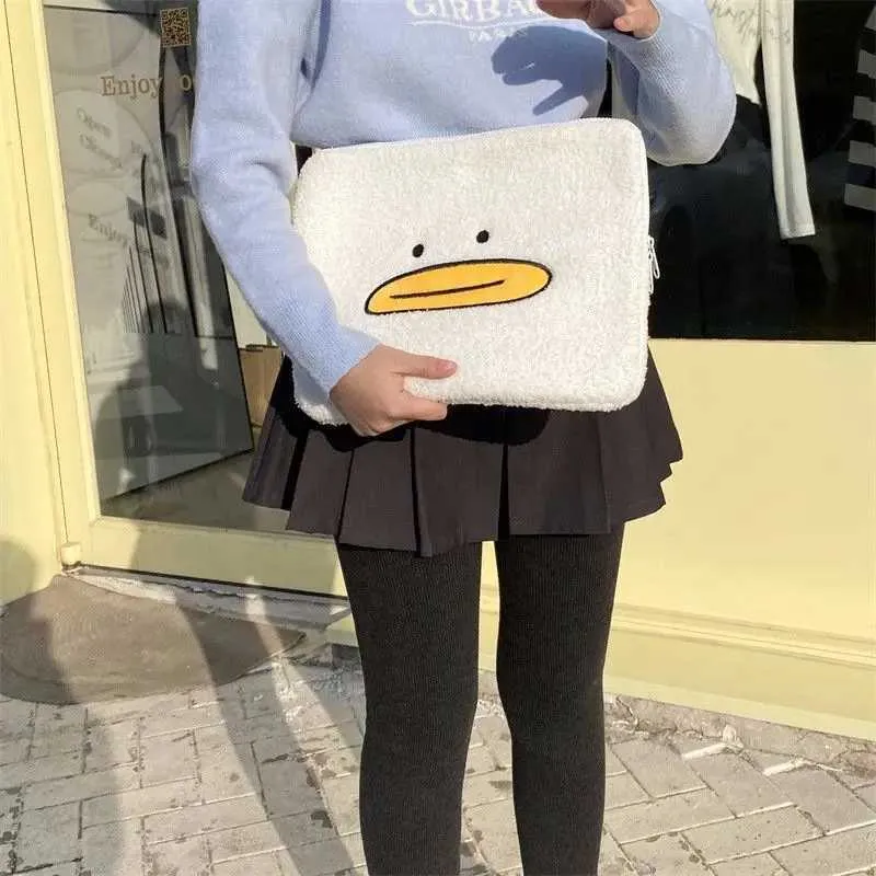 Frauen Niedliche Hülle Tischschutztasche Tasche 11 12 13,6 14 15,6 Zoll Cartoon Laptop Reißverschlusstaschen für iPad Buch_voghion.com