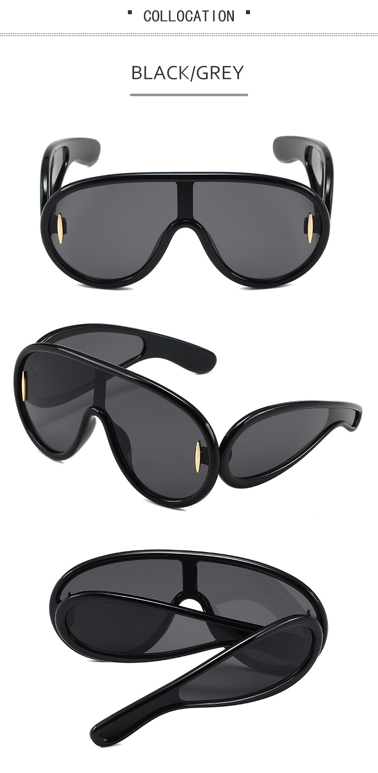 Irregular Trend Oversized Toad Sunglasses – Hip Hop Style Personality Eyewear Fashion Trends Hot-selling_voghion.com