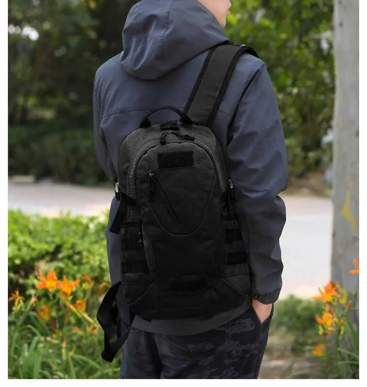 Nouveau sac à dos de camouflage militaire Sparrow d'extérieur pour hommes et femmes, sac d'assaut tactique d'équitation Ba241107_voghion.com