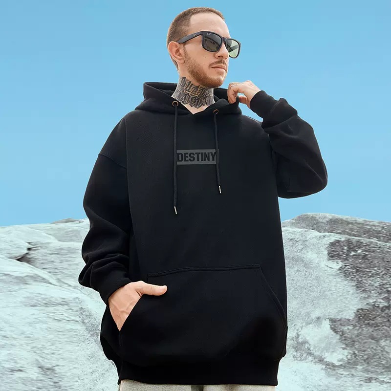 Sudadera con capucha oversize hombre forro polar invierno_voghion.com