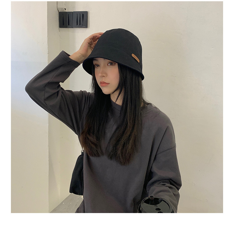 Copricapo nudo da donna del pescatore coreano che mostra il volto Piccola ciotola Cappello sottile primavera/estate Moda versatile e occidentale_voghion.com
