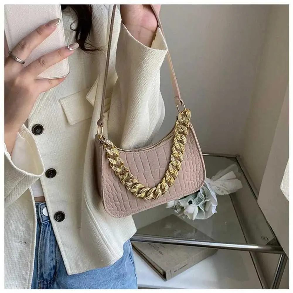 borsa a tracolla in metallo con catena estiva da ufficio, elegante, da donna, alla moda, nuova Y241123_voghion.com