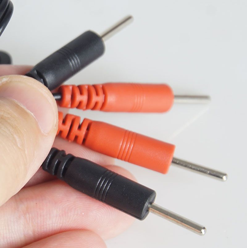 Cavi per elettrodi Estim E stim, adattatore per cavo BDSM per elettroshock, sesso elettrico_voghion.com