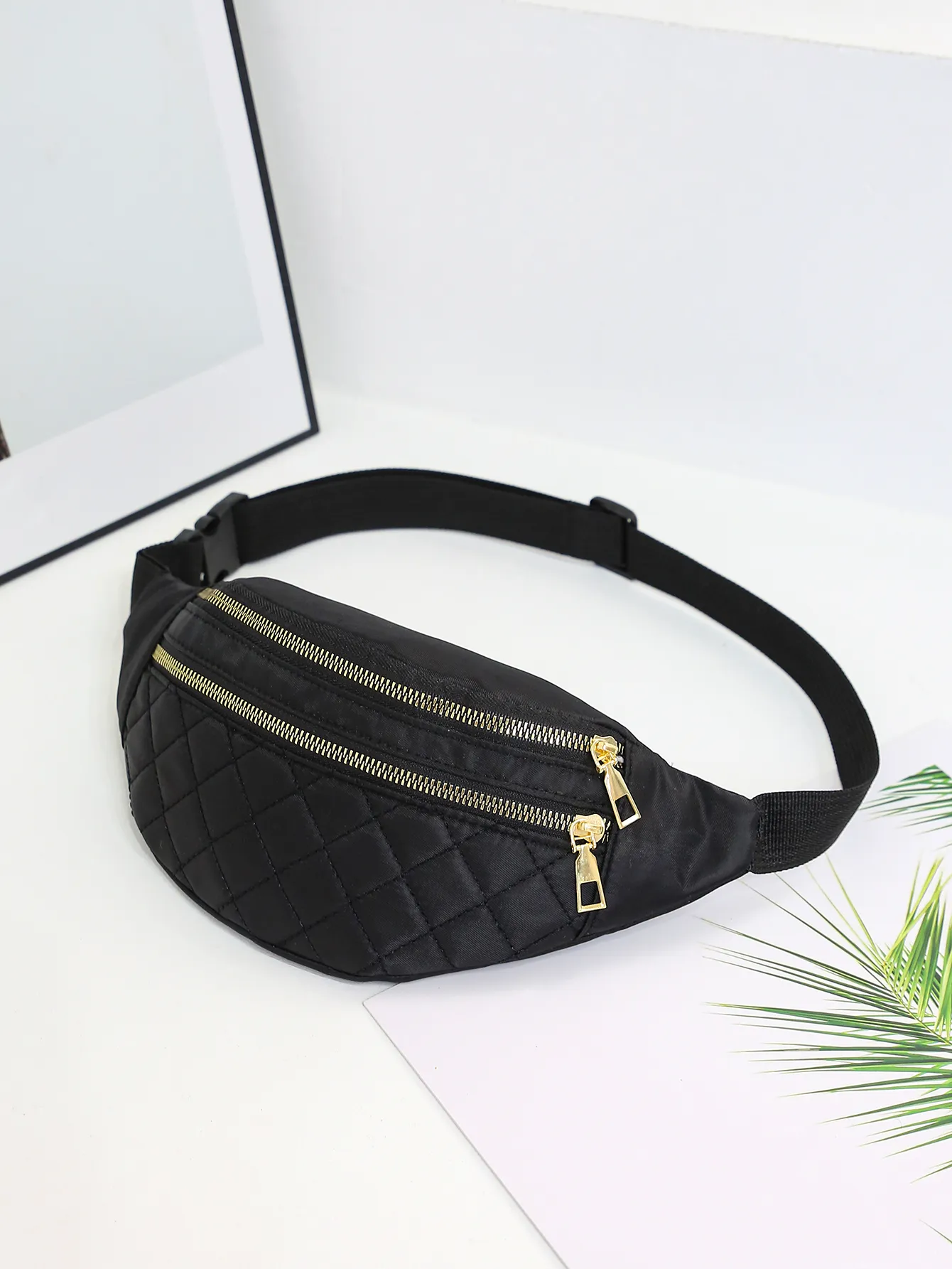 Sac banane pour femme, sac de voyage à bandoulière, pochette pour argent, sacs de poitrine, ceinture, poche pour sac à main_voghion.com