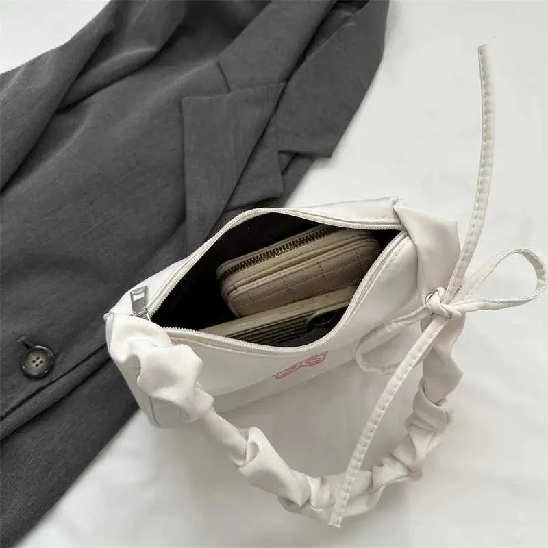 Borsa a spalla donna stile y2k ricamo farfalla borsa a mano_voghion.com