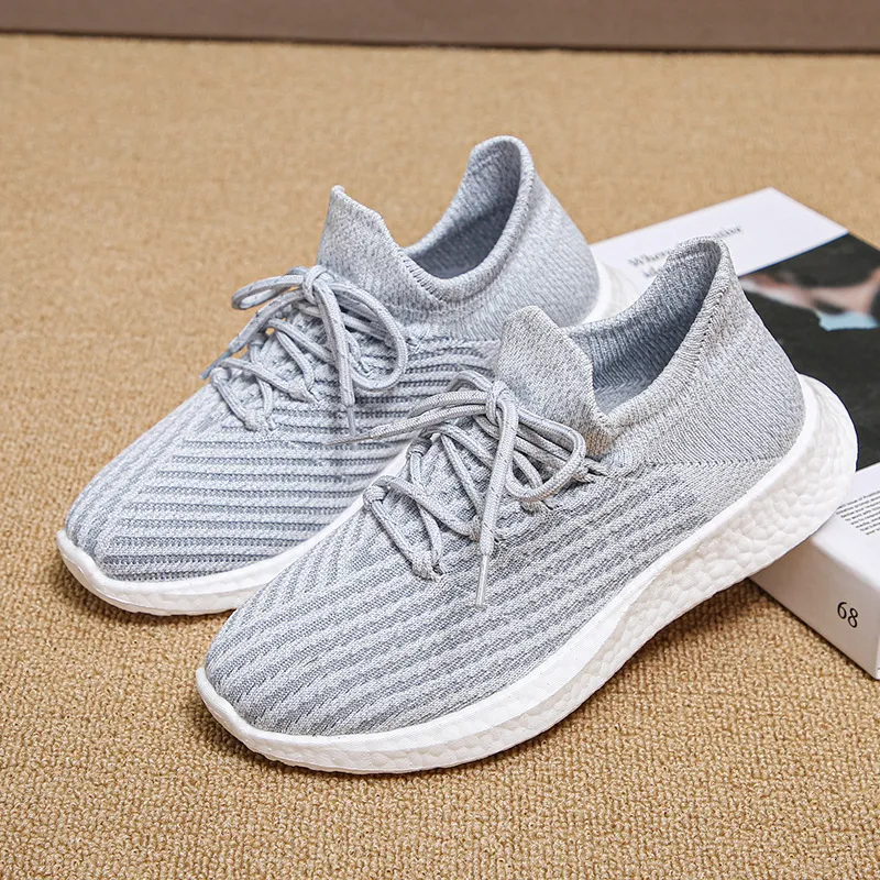 Thick Soled 2024 Spring And Autumn New Large Solid Color Round T Shallow Mouth Lace Up Casual Women's Sports Single_voghion.com