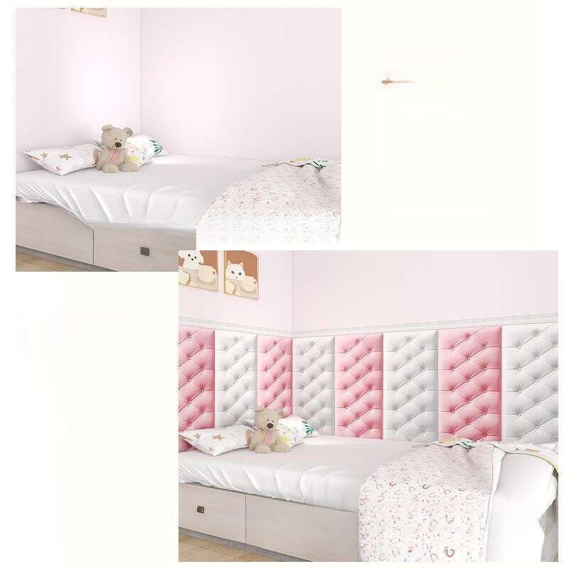 Moisture-proof Wallpaper, Thickened Tatami Head Soft Package Bedside Bed Wall, Backrest Cushion, Self-adhesive Stickers_voghion.com