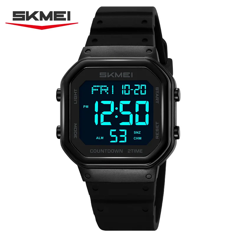 Men's Digital Sports Watch With Countdown Clock And Back Light_voghion.com