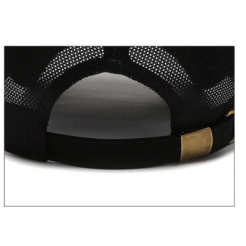 Cappello a becco d'anatra per uomo di mezza età e anziano, estivo, traspirante, in rete, da baseball, per attività all'aperto e tempo libero_voghion.com