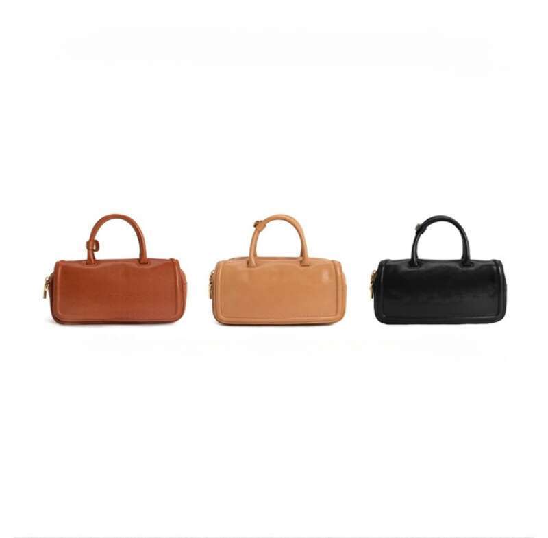 Mini sac de bowling printemps été pour femme, petit oreiller en peau de banane à l'huile et à la cire_voghion.com
