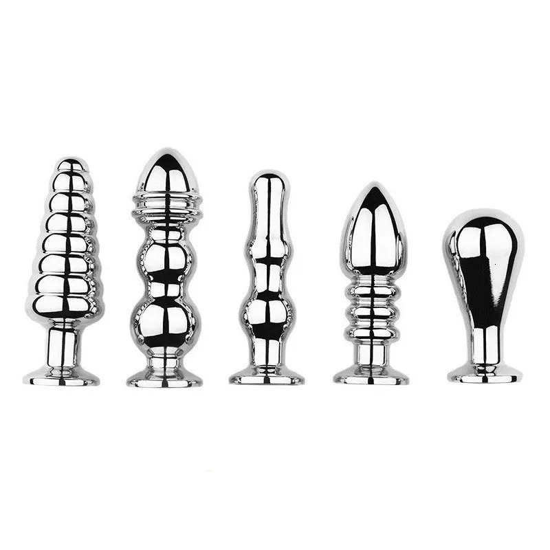 Anal Toys Wireless Remote Metal Vibrator Stainless Steel Butt Plug Prostate Massager Dildos Anus Dilator Sex T_voghion.com